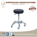 High End Medical Equipment PU Leather Clinic Saddle Chair Doctor Stool With Hairless Wheel Australian Manufacturer